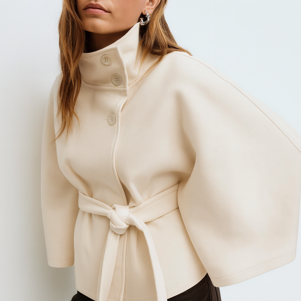 Léonie Belt Cape Jacket