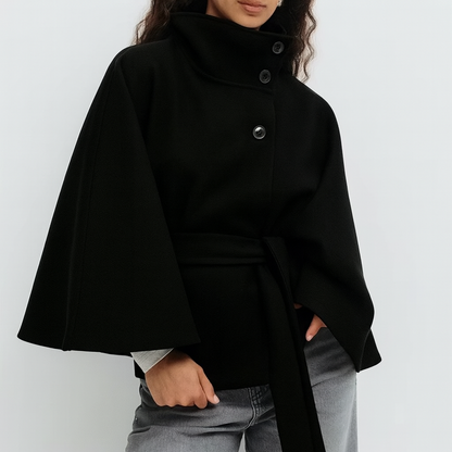 Léonie Belt Cape Jacket